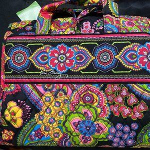 Vintage Print Vera Bradley Hanging Travel Cosmetic Bag/Never Used